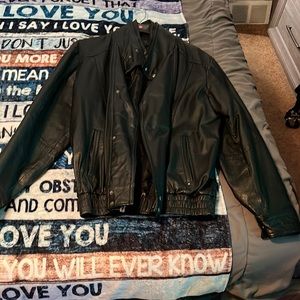 M. Julian (from Wilson Leather) waist length leather jacket Excellent condition